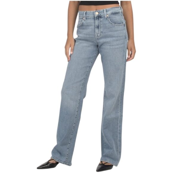 7 FOR ALL MANKIND Tess Trouser Jeans - Picture 1 of 2